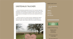 Desktop Screenshot of gaestehaus-taucher.at