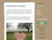 Tablet Screenshot of gaestehaus-taucher.at